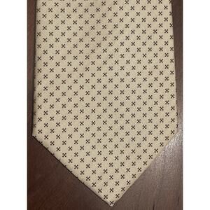 Zenxus Gold Brown Hand Made 100% Polyester Men’s Neck Tie